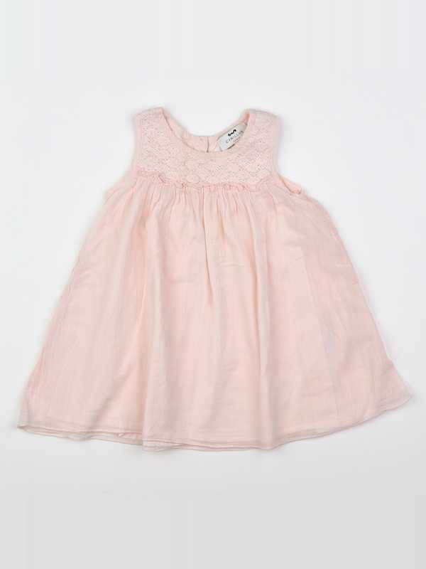 Cyrillus - robe rose - 6 mois