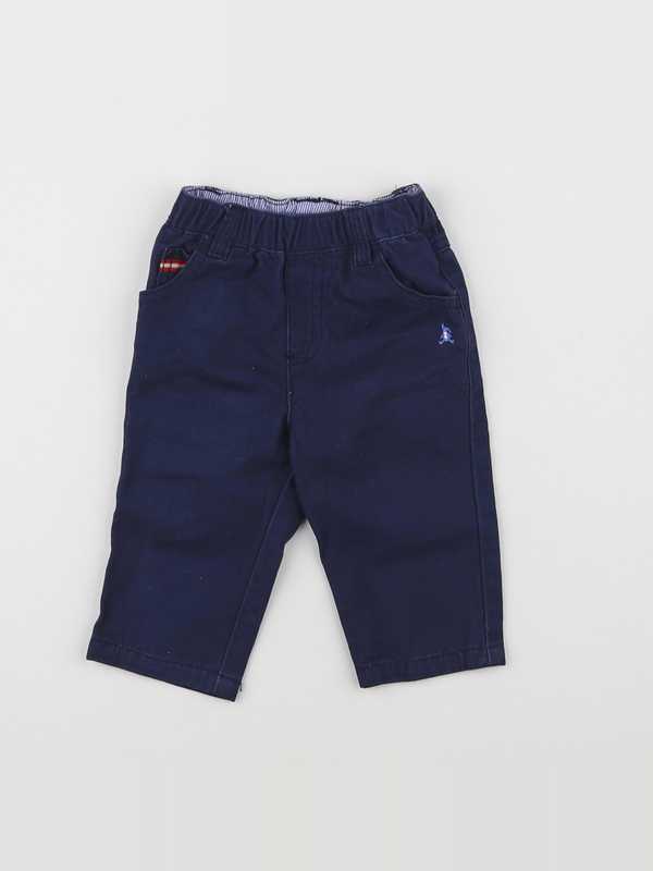 Cyrillus - pantalon bleu - 6 mois