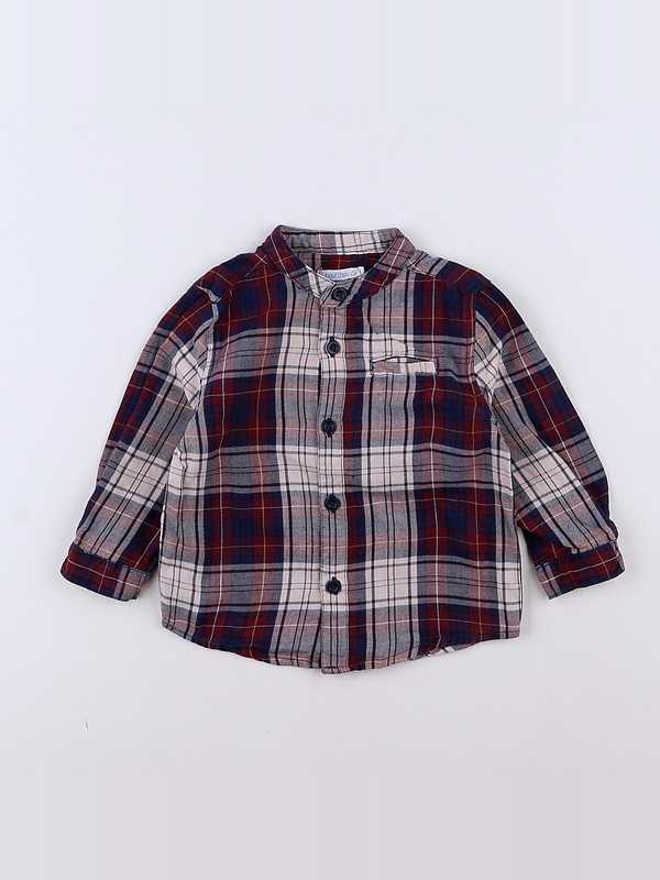 Cyrillus - chemise rouge - 9 mois