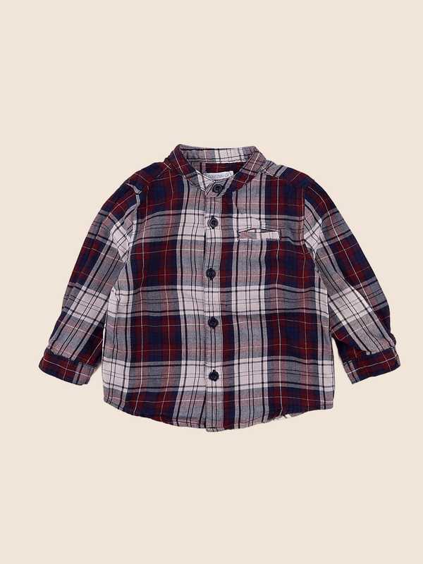 Cyrillus - chemise rouge - 9 mois