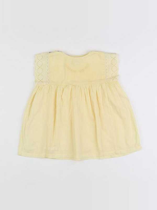 Cyrillus - robe jaune - 12 mois