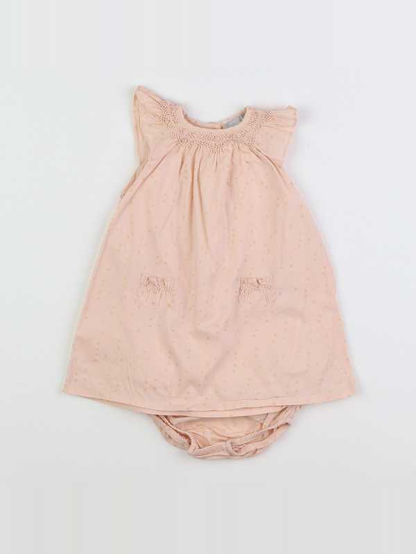 Cyrillus - robe rose - 3 mois