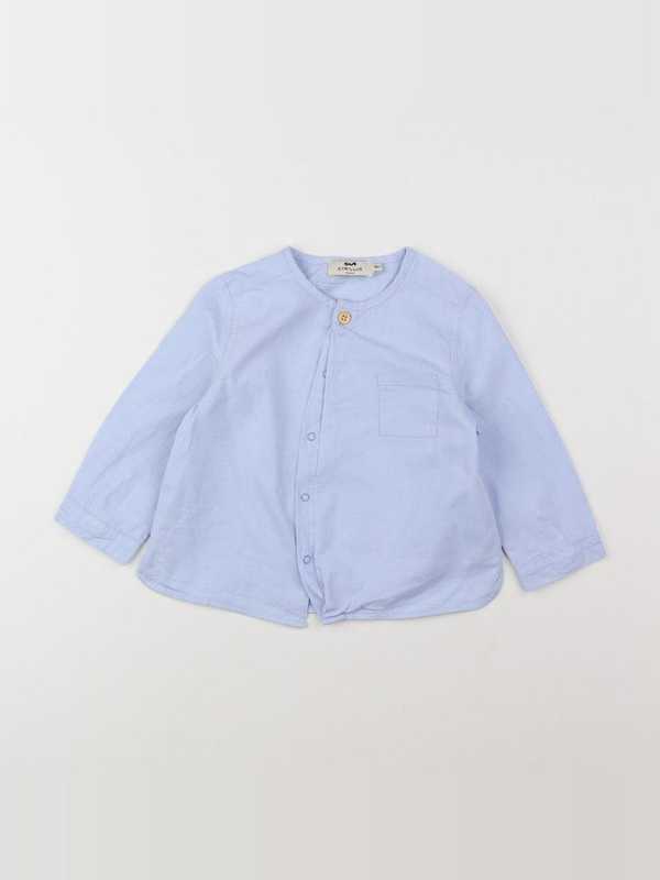 Cyrillus - blouse bleu - 18 mois