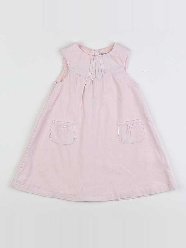 Cyrillus - robe rose - 9 mois