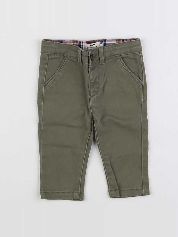 Cyrillus - pantalon vert - 6 mois