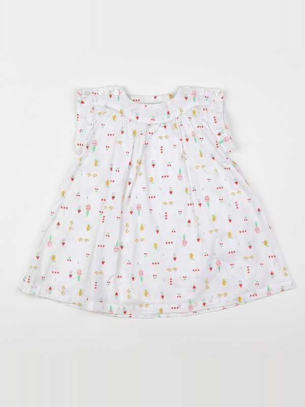 Cyrillus - robe blanc - 12 mois