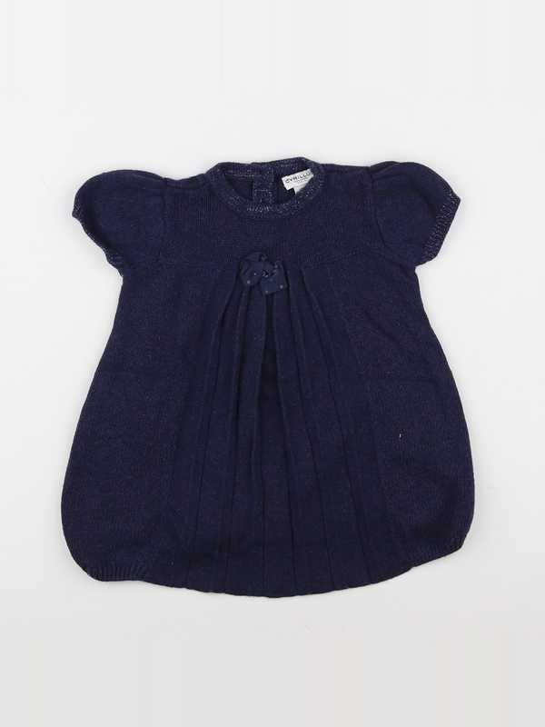 Cyrillus - robe bleu - 12 mois
