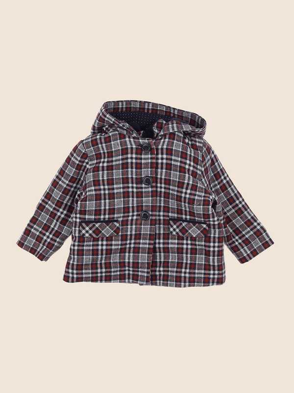 Cyrillus - manteau multicolore - 12 mois