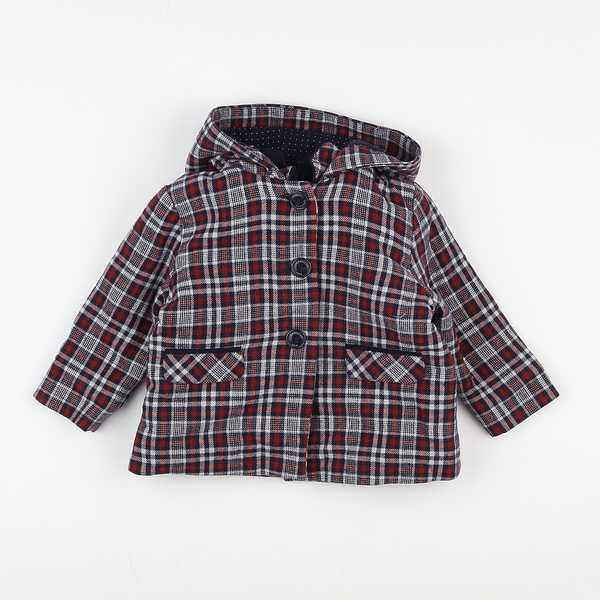 Cyrillus - manteau multicolore - 12 mois