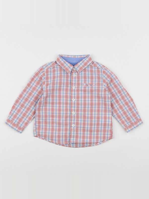 Cyrillus - chemise rouge - 6 mois