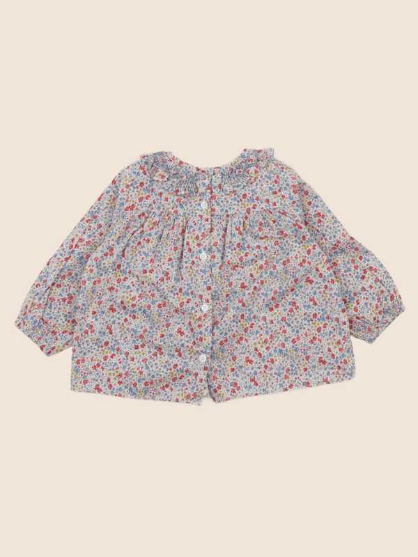 Cyrillus - blouse multicolore - 12 mois