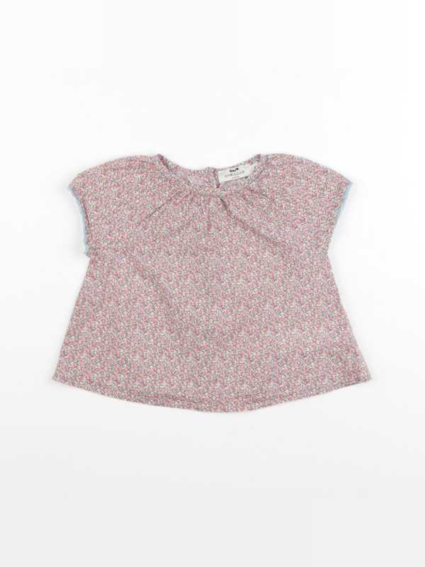 Cyrillus - blouse multicolore - 12 mois