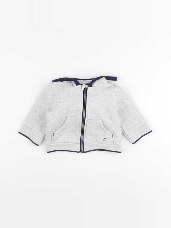 Cyrillus - sweat gris - 6 mois