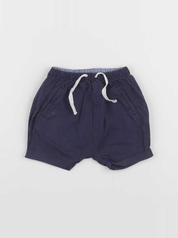 Cyrillus - short bleu - 12 mois