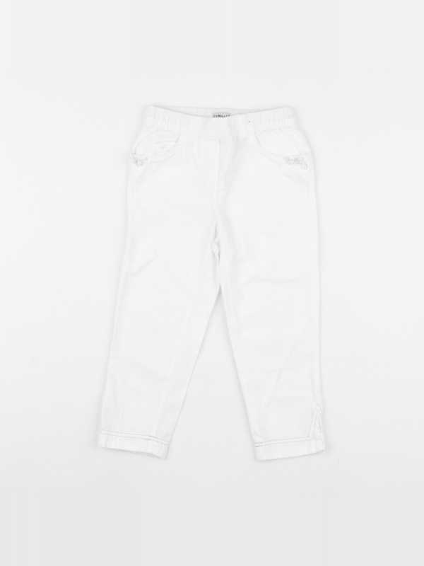 Cyrillus - pantalon blanc - 36 mois