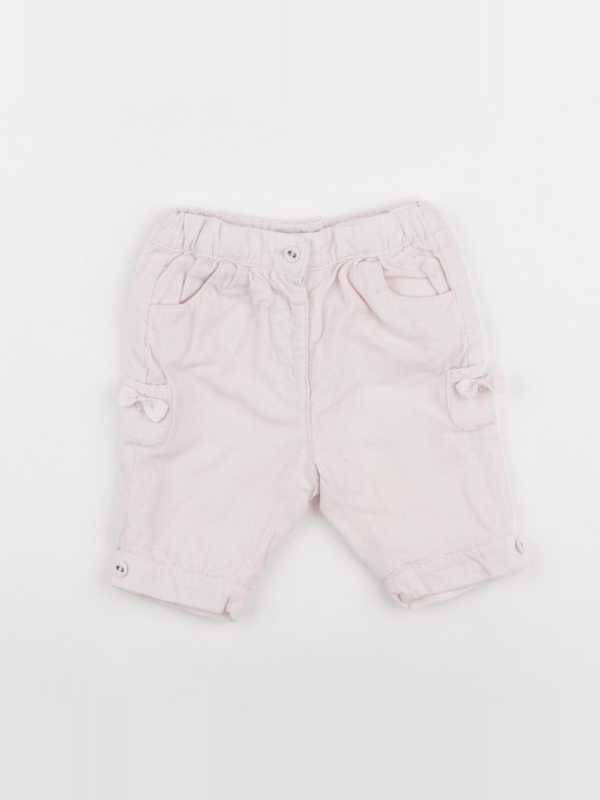 Cyrillus - pantalon rose - 6 mois