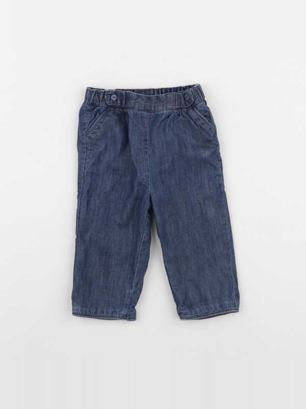 Cyrillus - pantalon bleu - 6 mois