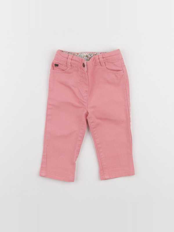 Cyrillus - pantalon rose - 9 mois