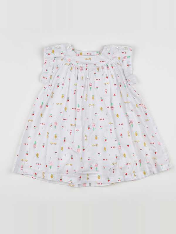 Cyrillus - robe blanc - 12 mois